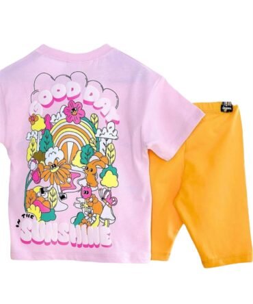 Ensemble Fille T-shirt & Short coloré