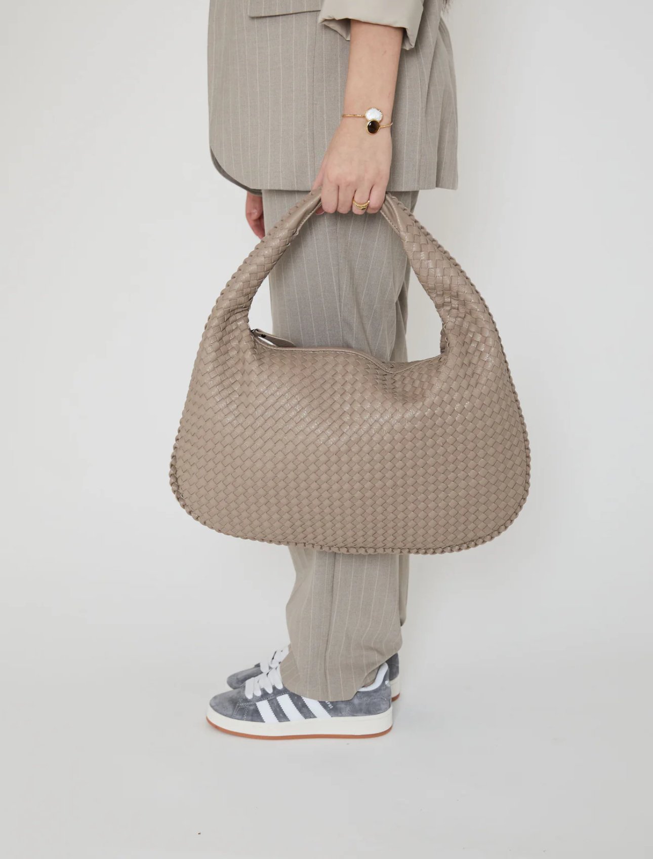 Sac tissé beige foncé – Image 5